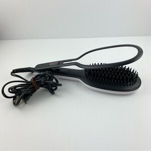 InStyler Glossie Ceramic Styling Brush Straightener with Precision Press